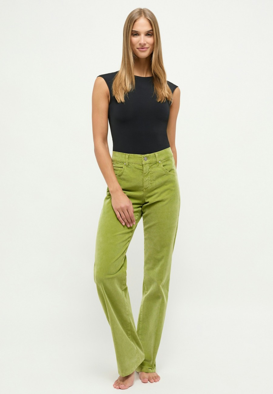Angels Jeans Jeans Lara In Coloured Cord | Straight Fit