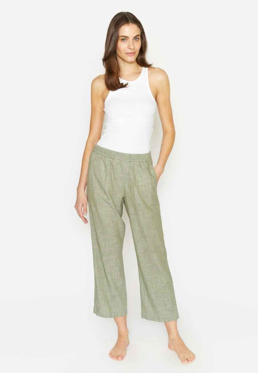 Angels Jeans Hose Linn Jump Mit Leinenoptik | Relaxed Fit